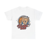 Basket Ball Heavy Unisex Cotton Tee - Extreme Dirt Bike Champion Shirt