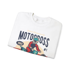 Motocross Extreme Unisex Crewneck Sweatshirt - Vintage 1980 Design