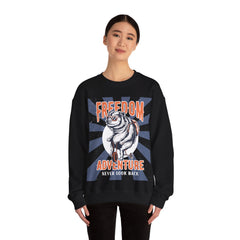Freedom Adventure Never Look Back Unisex Sweatshirt Design