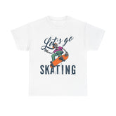 Lets Go Skating Unisex Cotton Tee - Extreme Dirt Bike Champion Shirt