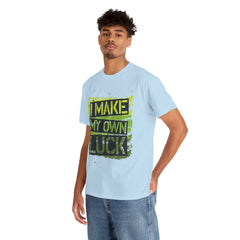 I Make My Own Luck Unisex Cotton Tee - Extreme Dirt Bike Champion Shirt