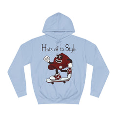 Hats Of To Style Unisex College Hoodie - Stylish & Cosy for Campus Life