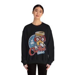 Its Coffee Time Unisex Sweatshirt Design