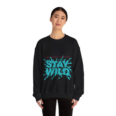 Whatever Happens Stay Wild Unisex Sweatshirt - Vintage 1980 Design