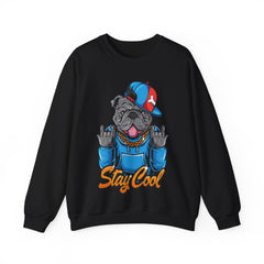 Stay Cool Bull Dog Unisex Sweatshirt Design