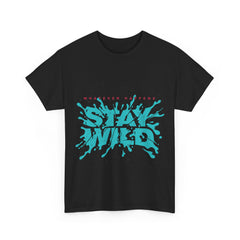 Stay Wild Heavy Unisex Cotton Tee - Extreme Dirt Bike Champion Shirt