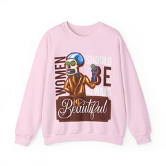 Women Should Be Always Beautiful Girls Sweatshirt Design
