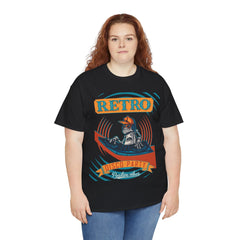 Retro Disco Party Unisex Cotton Tee - Extreme Dirt Bike Champion Shirt