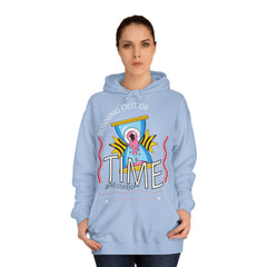 Running Out Of Time Unisex College Hoodie - Stylish & Cosy for Campus Life