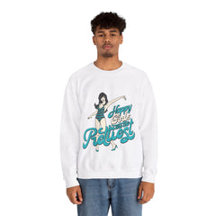 Happy Girls Are The Prettiest Women Sweatshirt Design