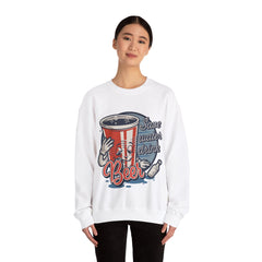 Beer Save Water Drink Unisex Sweatshirt Design