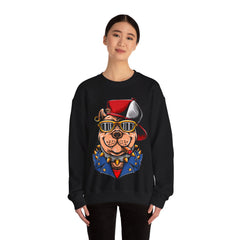 Gangster Bull Dog Unisex Sweatshirt Design
