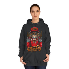 Monkey Funkey Unisex College Hoodie - Stylish & Cosy for Campus Life
