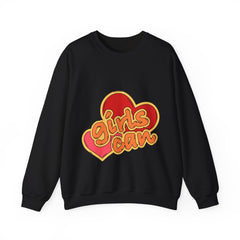 Girls Can Women Sweatshirt Design