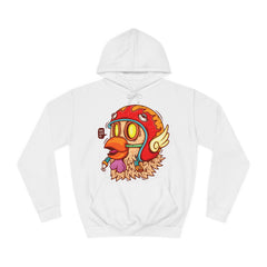 Racer Chicken Race With Me Unisex College Hoodie - Stylish & Cosy for Campus Life