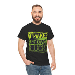 I Make My Own Luck Unisex Cotton Tee - Extreme Dirt Bike Champion Shirt