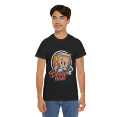 Basket Ball Heavy Unisex Cotton Tee - Extreme Dirt Bike Champion Shirt