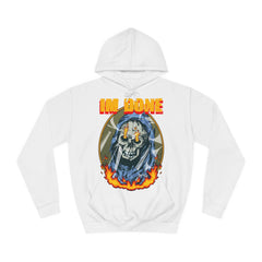 I Am Done Unisex College Hoodie - Stylish & Cosy for Campus Life