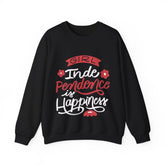 Girl Independence is Happiness Women Sweatshirt Design