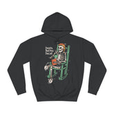 Death Before Decaf Unisex College Hoodie - Stylish & Cosy for Campus Life