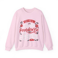 Girl Independence is Happiness Women Sweatshirt Design