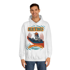 Retro Disco Party Unisex College Hoodie - Stylish & Cosy for Campus Life