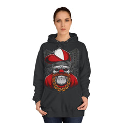 Skeleton Thief Royalty Unisex College Hoodie - Stylish & Cosy for Campus Life