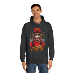 Monkey Funkey Unisex College Hoodie - Stylish & Cosy for Campus Life