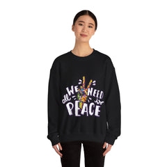 All We Need is Peace Unisex Sweatshirt Design