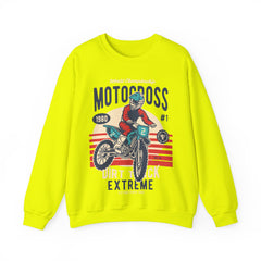 Motocross Extreme Unisex Crewneck Sweatshirt - Vintage 1980 Design