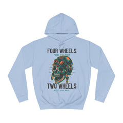 Four Wheel Move The Body Unisex College Hoodie - Stylish & Cosy for Campus Life