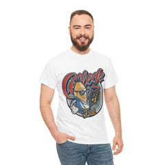 College Frat Heavy Unisex Cotton Tee - Extreme Dirt Bike Champion Shirt