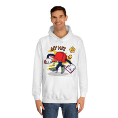 My Hat Unisex College Hoodie - Stylish & Cosy for Campus Life