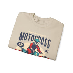 Motocross Extreme Unisex Crewneck Sweatshirt - Vintage 1980 Design