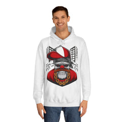Skeleton Thief Royalty Unisex College Hoodie - Stylish & Cosy for Campus Life