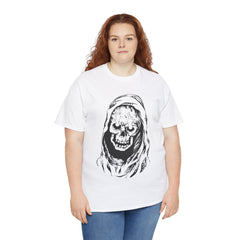 Grim Reaper Tattoo Unisex Cotton Tee - Extreme Dirt Bike Champion Shirt
