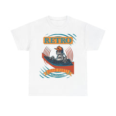 Retro Disco Party Unisex Cotton Tee - Extreme Dirt Bike Champion Shirt