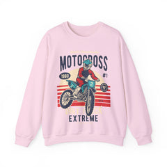 Motocross Extreme Unisex Crewneck Sweatshirt - Vintage 1980 Design