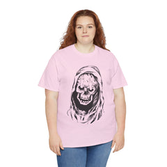 Grim Reaper Tattoo Unisex Cotton Tee - Extreme Dirt Bike Champion Shirt