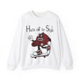 Hats Of To Style Unisex Sweatshirt Design
