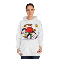 My Hat Unisex College Hoodie - Stylish & Cosy for Campus Life