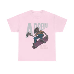 A Drenalin is My Blood Unisex Cotton Tee - Extreme Dirt Bike Champion Shirt