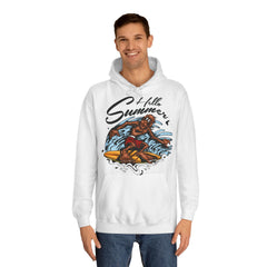 Hello Summer Unisex College Hoodie - Stylish & Cosy for Campus Life