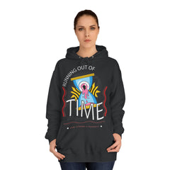 Running Out Of Time Unisex College Hoodie - Stylish & Cosy for Campus Life