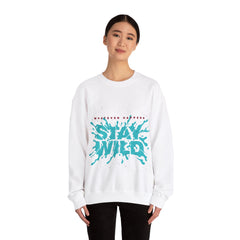 Whatever Happens Stay Wild Unisex Sweatshirt - Vintage 1980 Design