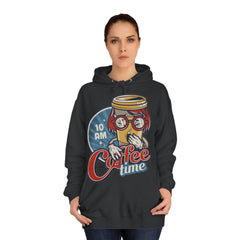 Coffee Time Unisex College Hoodie - Stylish & Cosy for Campus Life