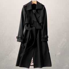 Women's Trench Autumn Casual Wool Long Coat