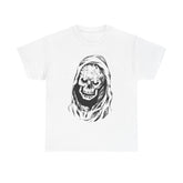 Grim Reaper Tattoo Unisex Cotton Tee - Extreme Dirt Bike Champion Shirt