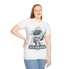 Far From Normal Unisex Softstyle T-Shirt - Fun Graphic Tee for Unique Personalities