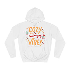Cozy Winter Vibes Unisex College Hoodie - Stylish & Cosy for Campus Life